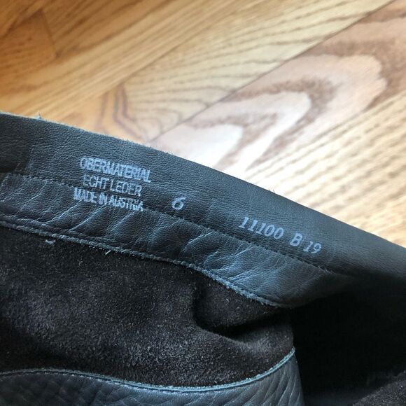 Paul Green Motorcycle Ankle Boots Black Suede 8.5 - Picture 9 of 9